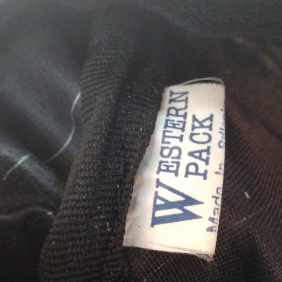 Western Pack Black/Brown Ballistic Nylon Messenger Bag/Satchel - Picture 15 of 16